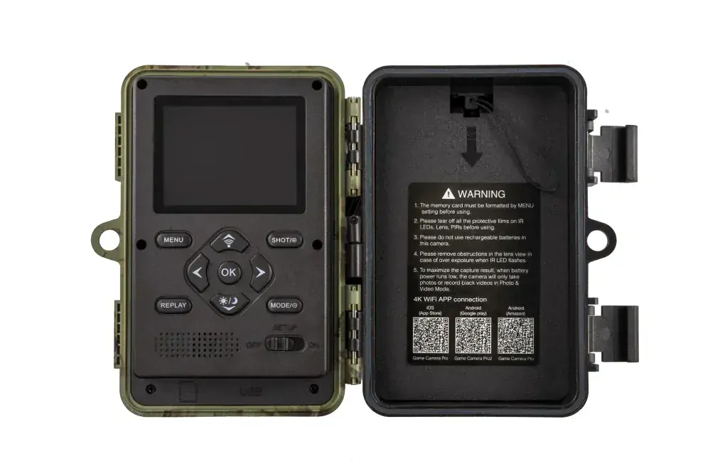 Fotopast OXE Tarantula WiFi 4K a klasický dalekohled  FOMEI 7-21X40 ZCF Zoom + 32GB SD karta, 8ks baterii, stativ a doprava ZDARMA!